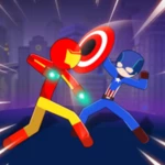 super stickman heroes fight android application logo